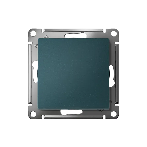 Переключатель проходной 1-кл. СП AtlasDesign 10А IP20 (сх. 6) 10AX механизм изумруд SE ATN000861