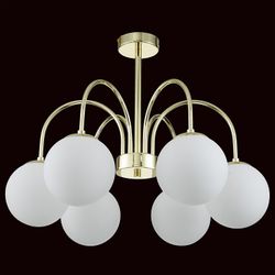 Люстра на штанге Indigo Voga 13017/6R Gold