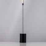 738617 Светильник подвесной UNDINE 10W LED 561LM 120G ЧЕРНЫЙ 3000K