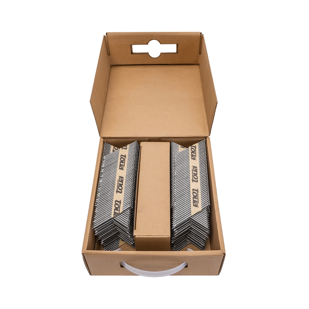 Реечные гвозди по дереву для нейлера, с кольцевой накаткой (ершеные), НЕРЖАВЕЮЩАЯ СТАЛЬ, Toua 50/63/75 мм