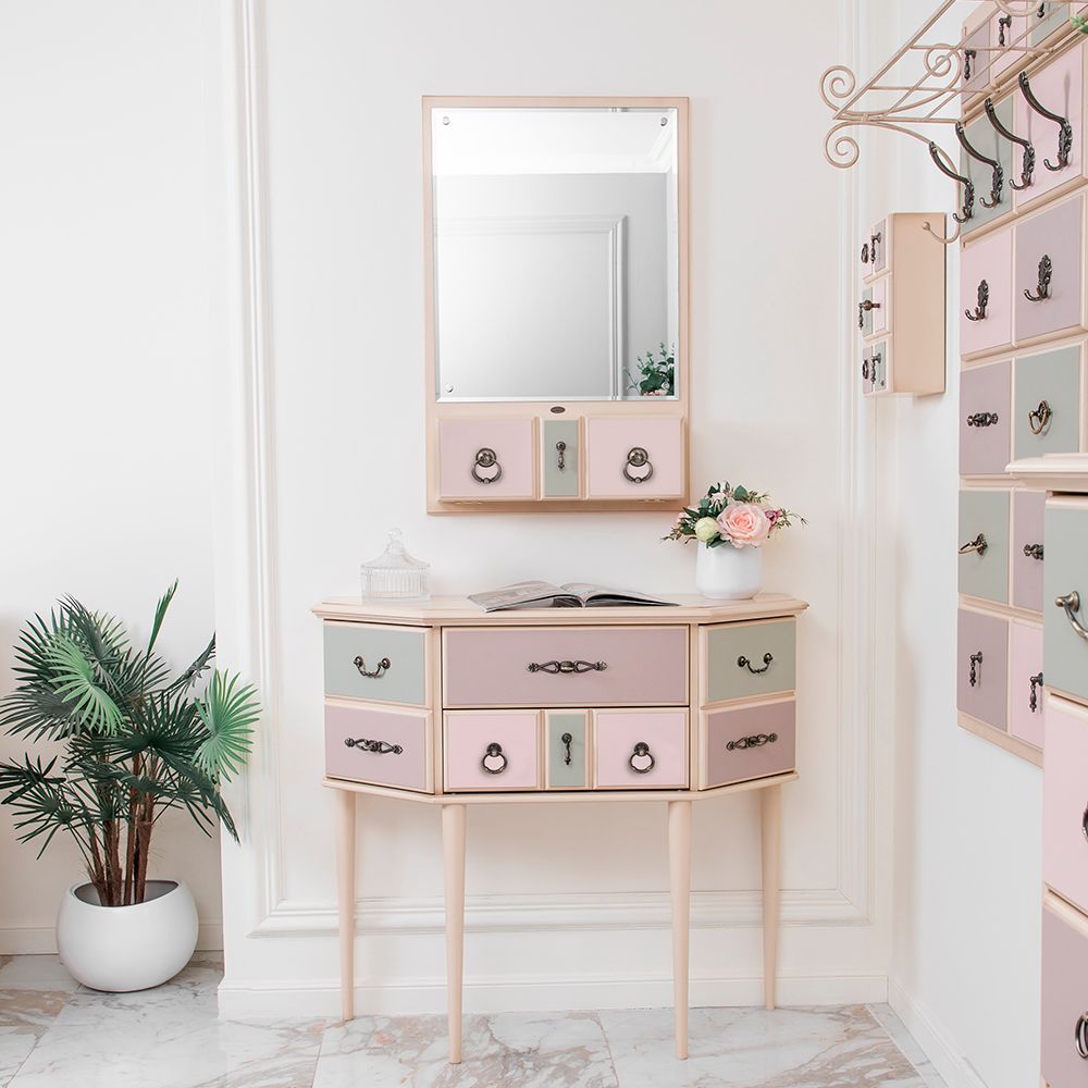 Зеркало настенное Пандора Айвори Акварель