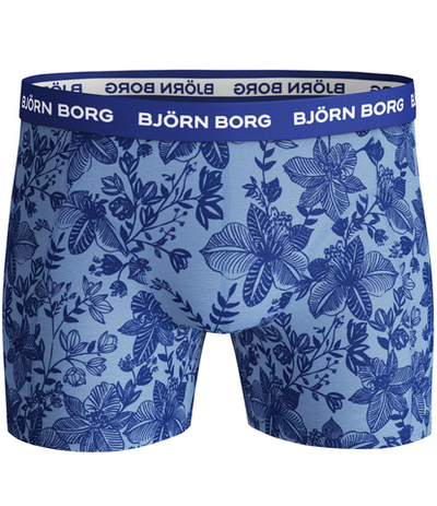 Мужские спортивные боксеры Björn Borg BB Fiji Flower Sammy Shorts - placid blue