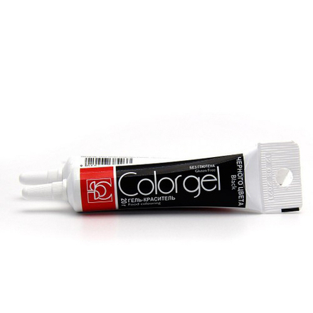 Краситель гелевый Color gel NERO FLUO Black (Черный) 20 г