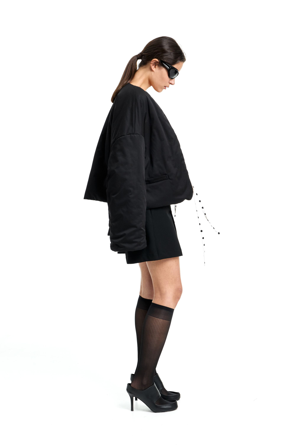 Куртка двустронняя TULUP white/black