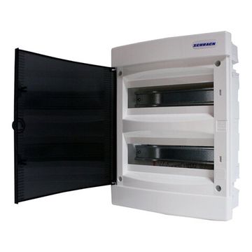 Щит встраиваемый 24 модуля (2х12) прозрачная дверца Schrack Technik BK080002--