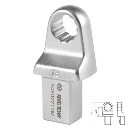 Цена на KING TONY (34502213M) Насадка накидная серии "FIT", 13 мм, 14х18 мм