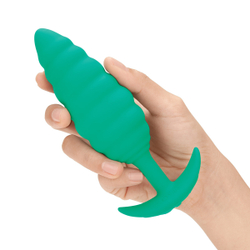 b-Vibe - Ребристый анальный плаг с вибрацией