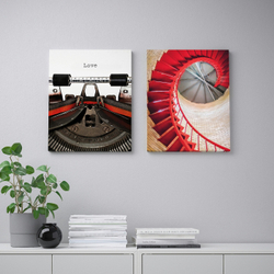 IKEA PJÄTTERYD  (ИКЕА ПЙÄТТЕРЙД)  -  Изображение, письмо, 40x50 см
