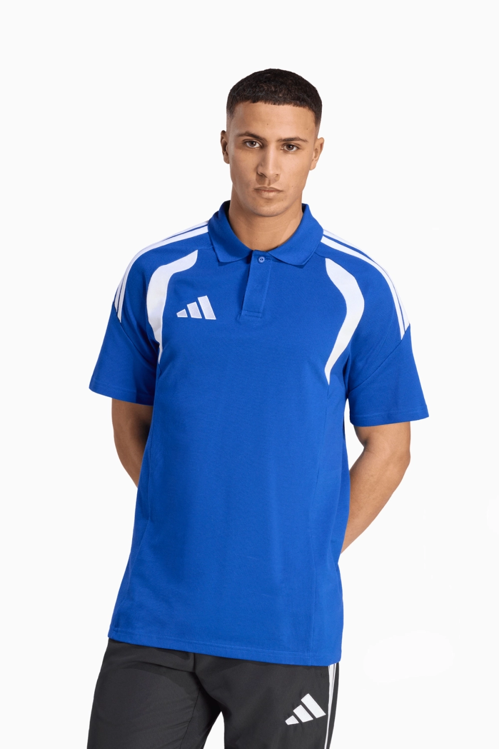 Футболка adidas Tiro 26 Polo - синий