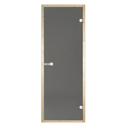 HARVIA Двери стеклянные 8/19 коробка сосна, серая D81902M