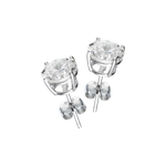 Серьги пусеты White L