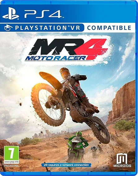 PS4 Moto Racer 4 (поддержка PS VR) (Новый, Русские субтитры, CUSA-05029)