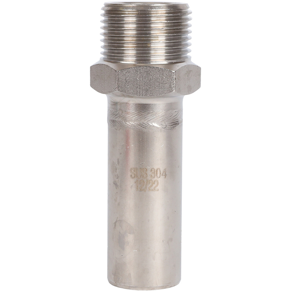 ROMMER Вставка с НР 22x3/4" из нержавеющей стали прессовой