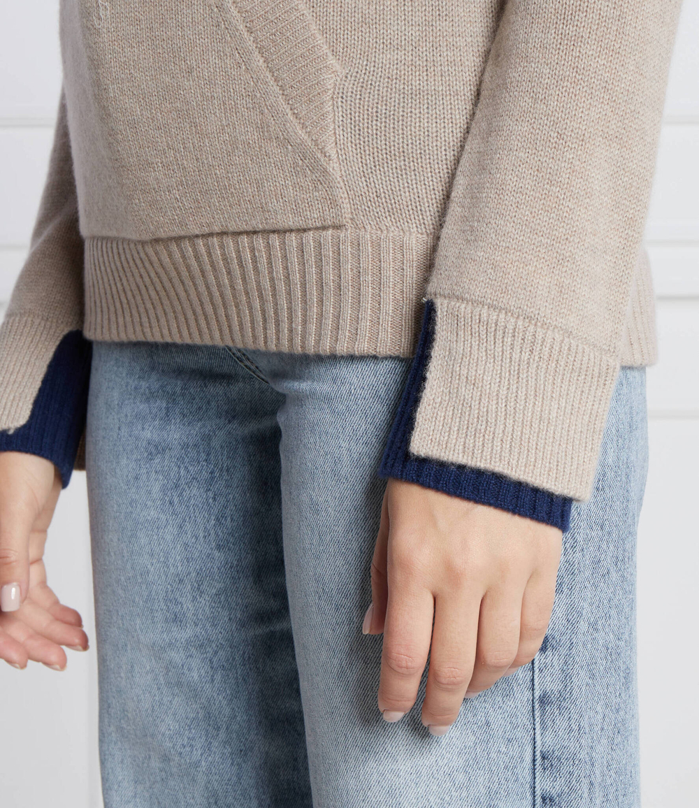 Кашемировый свитер Zadig&amp;Voltaire - бежевый(KWSW01555)