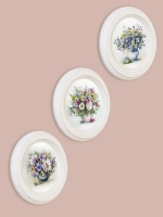 Картины на стену интерьерные на холсте 3 шт. 17.5 см