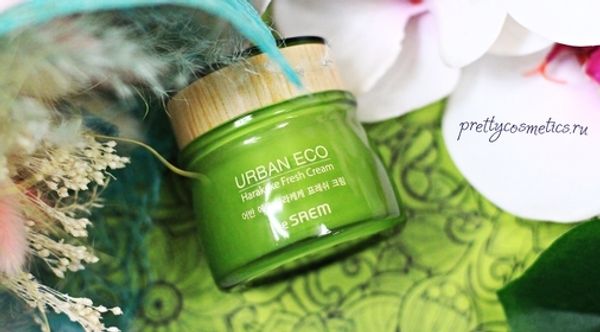 Легкий корейский уход с The Saem Urban Eco Harakeke Fresh Cream