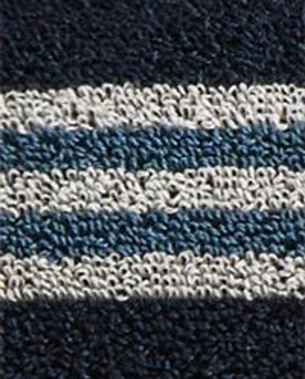 Zara Home Полотенце для лица и рук из хлопка, синий, в полоску · 2543/013