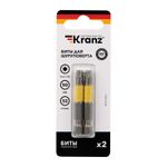 Бита для шуруповерта Torx T30х50 мм (2 шт./уп.) KRANZ