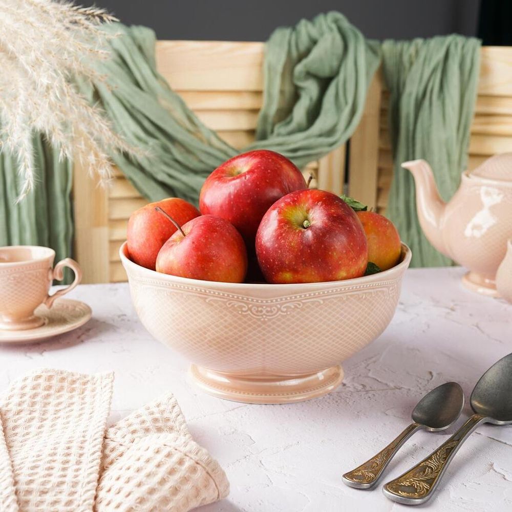 Салатник 1800 мл d 21 см h10,2 см Aristocrat Peach Tea Noble [1]