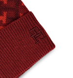 шапка th monogram Tommy Hilfiger - бордовый(AM0AM10491)