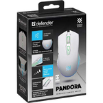 Defender Игровая мышь беспроводная Pandora GM-502 белая