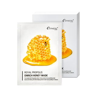 Esthetic House Маска тканевая мед и прополис - Royal propolis enrich honey mask, 25мл