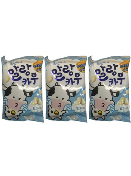 Жевательная конфета Lotte Malang Cow Milk 79 г 3 шт