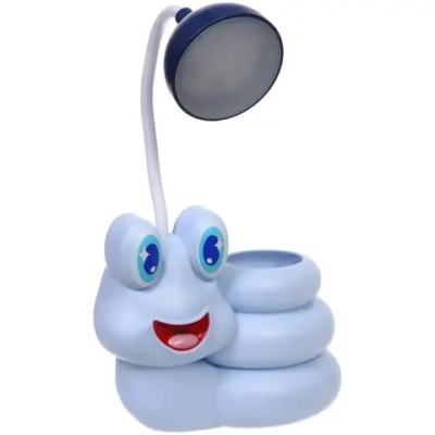 Настольная лампа «Sweet - Улиточка» 30*12*7 см LED с подстаканником, USB 0.6-3W, Голубой