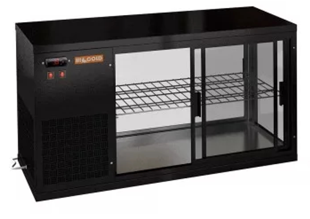 Витрина холодильная HICOLD VRL T 1300 L Black