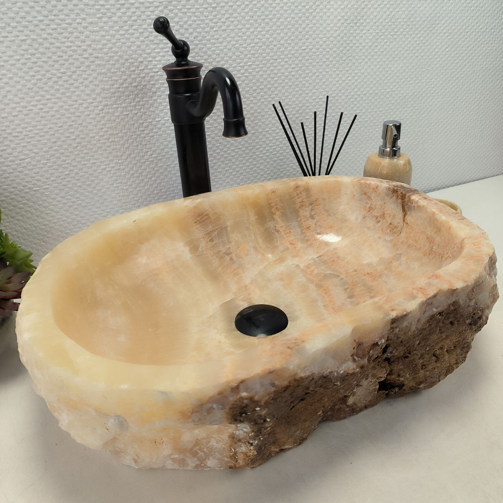 Раковина из оникса Erozy Yellow EO-62305 51*37*15 0099