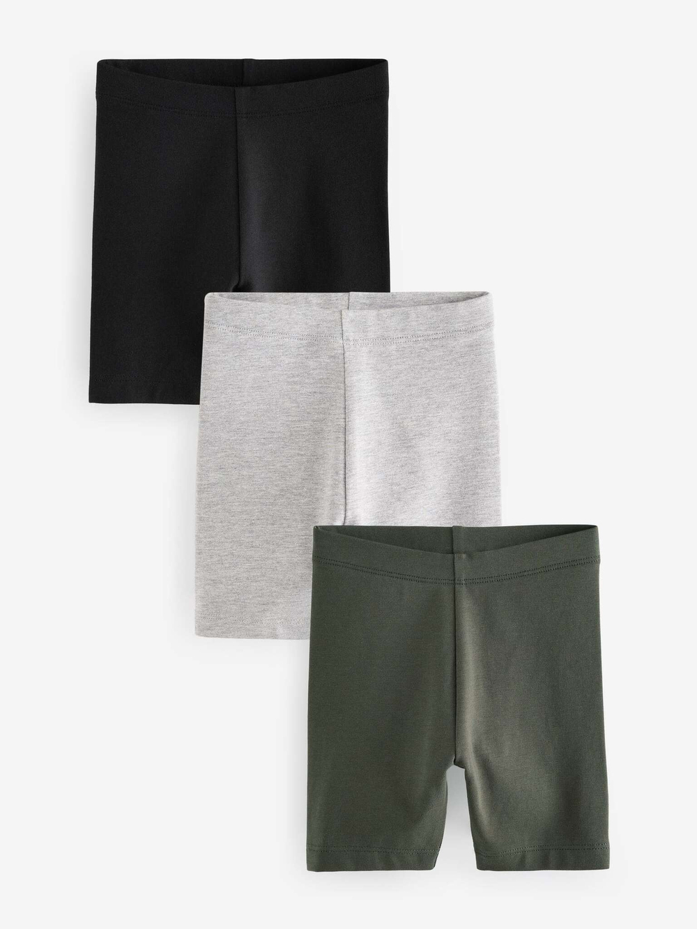 Велосипедки для мальчика Next K72-182, 3 шт., Серый, Хаки, Черный