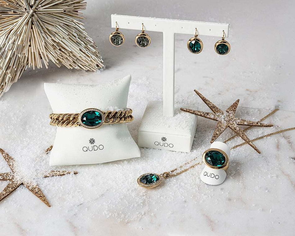 Колье Qudo TIVOLA big G emerald 404549.1 G/G