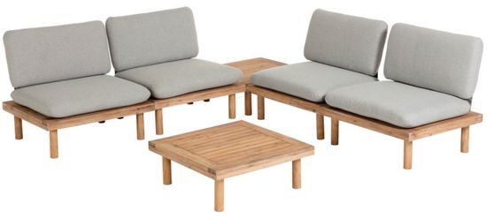 Угловой комплект Viridis 4 кресла 2 столика La Forma Испания 