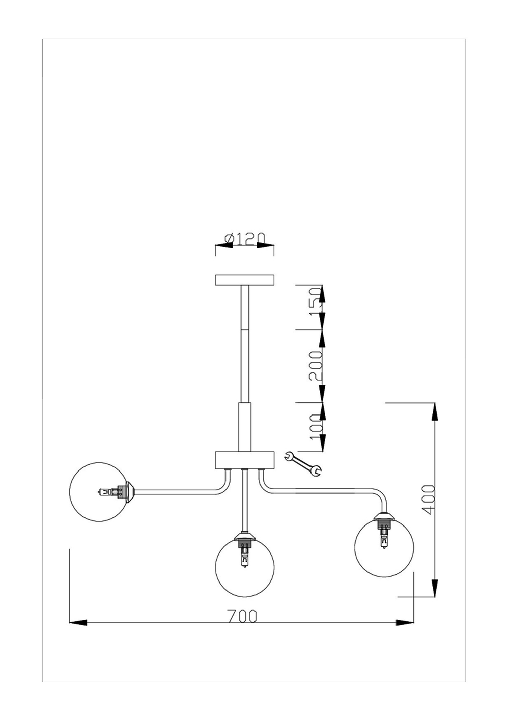 Подвесная люстра Moderli V2180-C Heavy