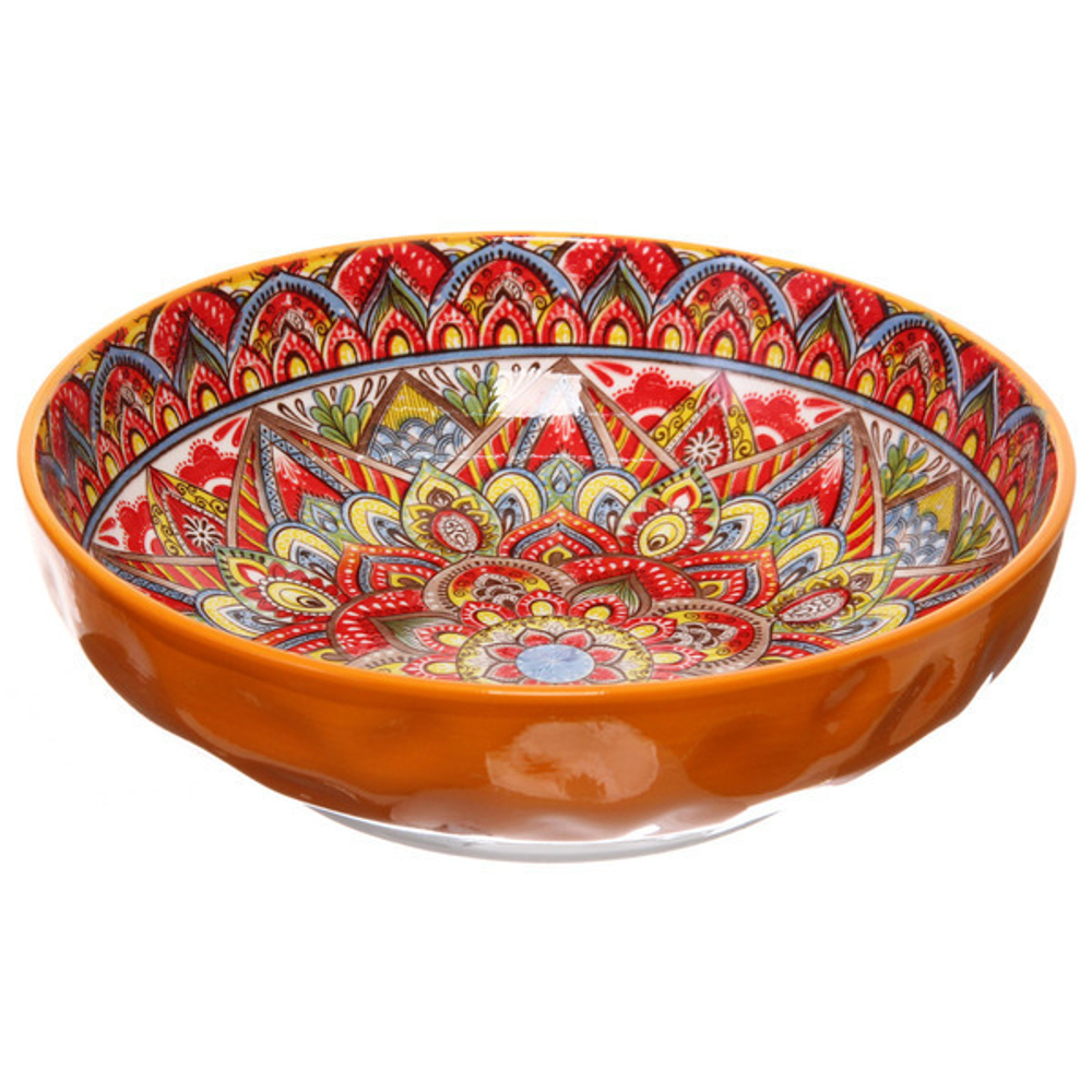 Салатник керамический «Марракеш» оранж 26*7,5см