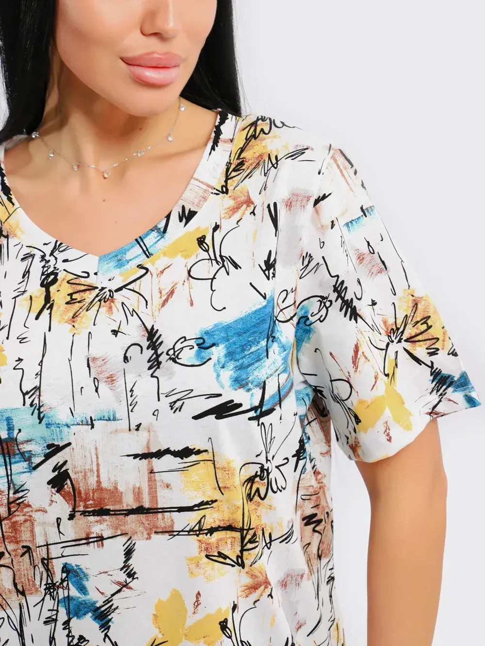 Футболка женская большие размеры