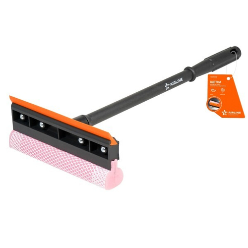 Щетка для мытья стекол с поролоном и водосгоном (39 см) (AIRLINE)