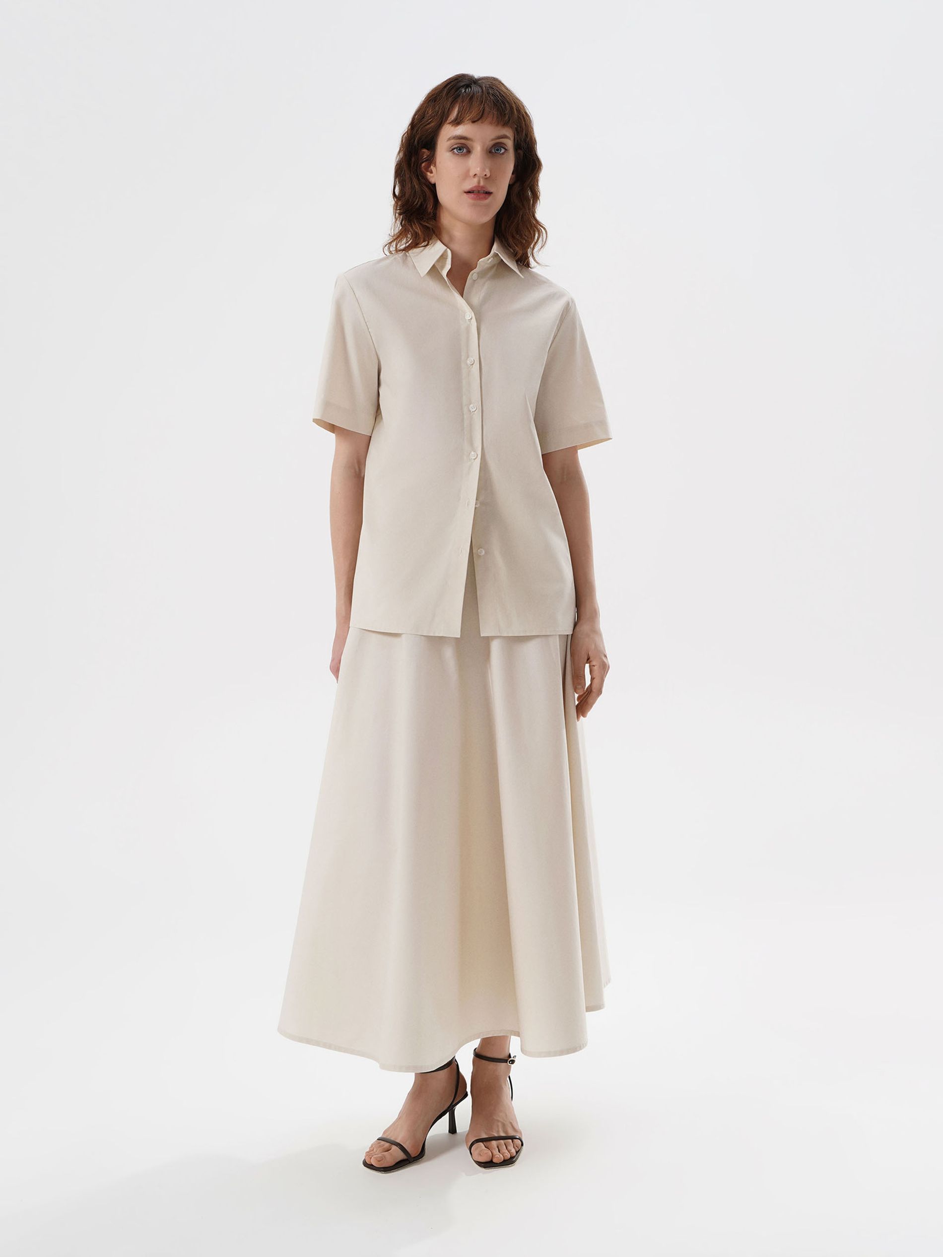 Юбка макси cream