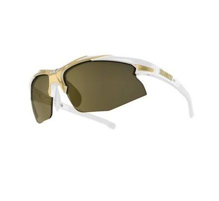 Спортивные очки со сменными линзами (3 линзы в комплекте)  "BLIZ Active Velo XT Smallface White/Gold"