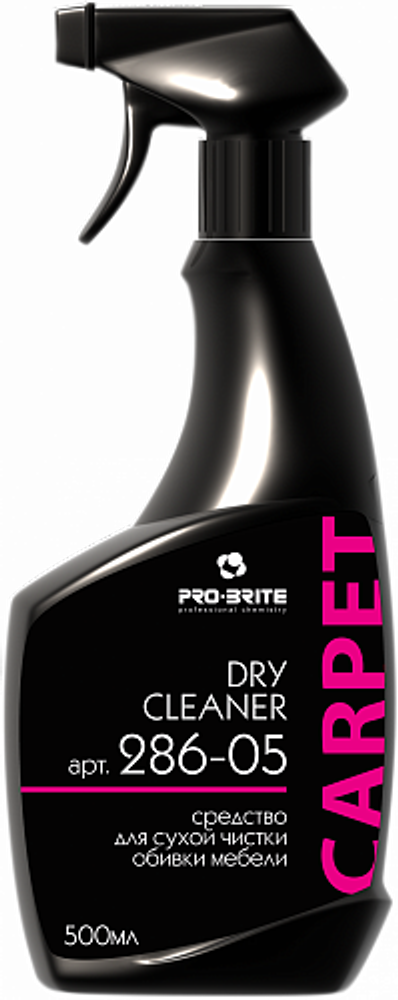 PRO-BRITE DRY CLEANER средство для сухой чистки текстильной обивки, 0,5 л