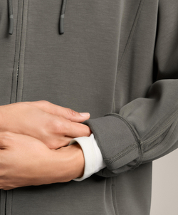 Oysho Куртка с капюшоном, угольный