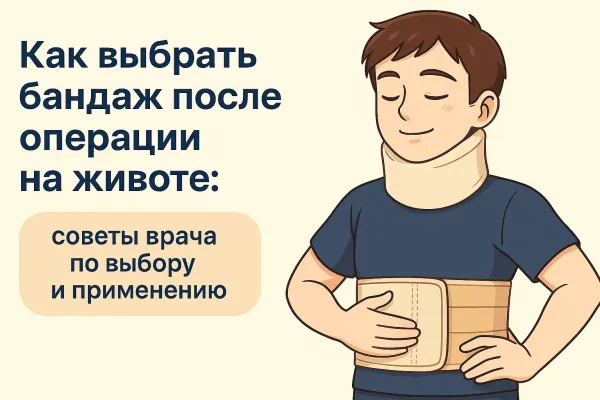 Как выбрать бандаж после операции на животе