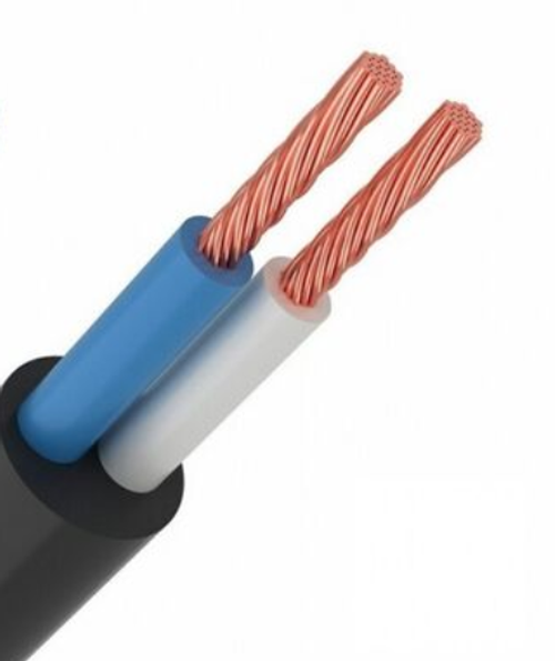 Провод бытовой ПВС 2х1,5 черный ГОСТ (бухта 20) (кратно 20)