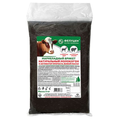 Мармеладный брикет для с/х и диких животных 5 кг