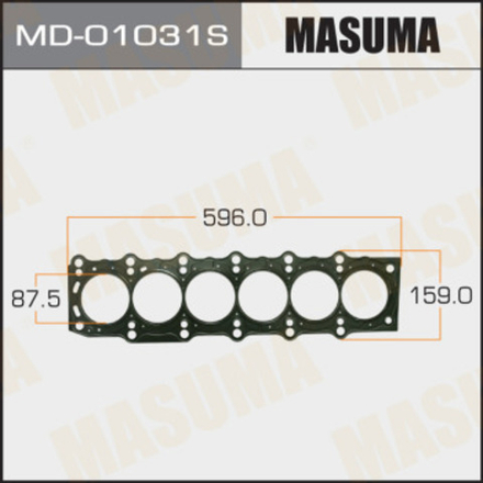Прокладка ГБЦ Masuma MD-01031S (11115-46040)