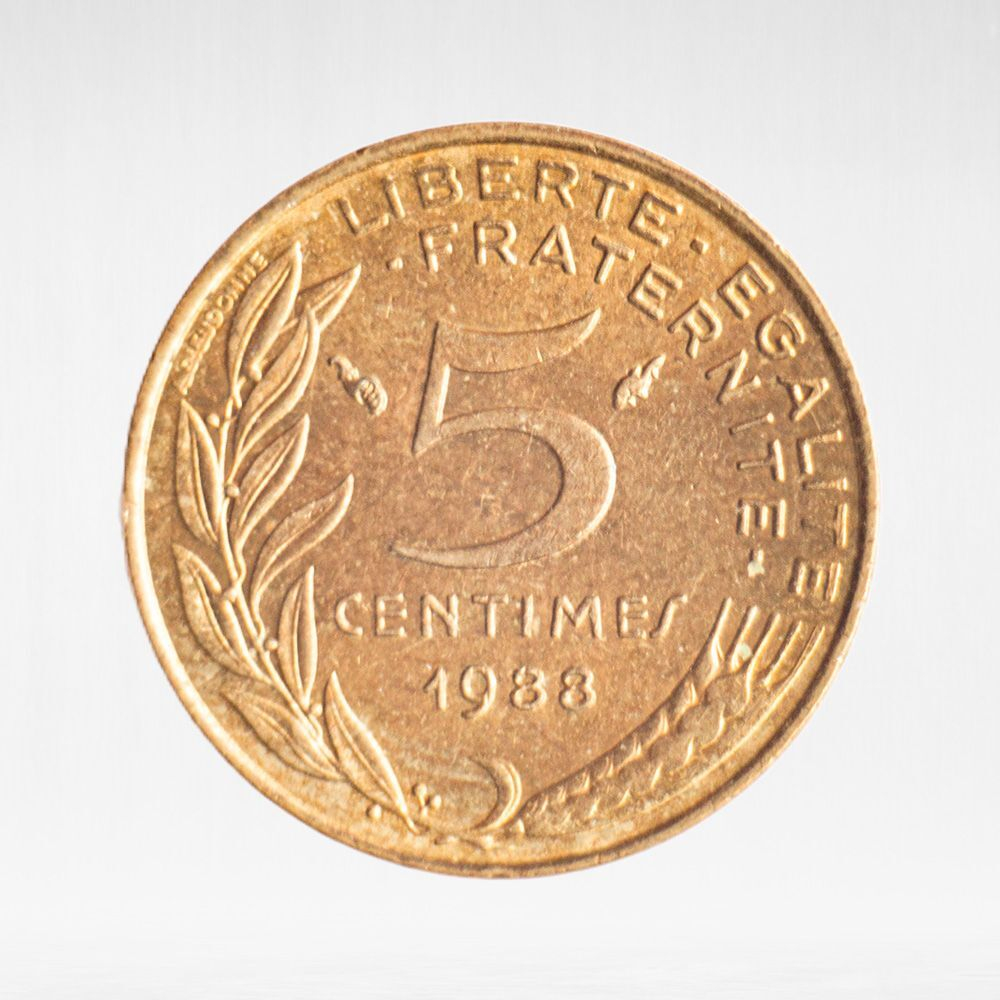 France, 5 Centimes 1988, XF