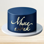 Топпер фронтальный "Мне годик" золотой