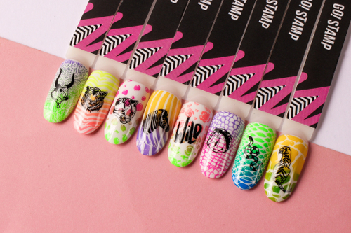 GO! Stamp Пластина для стемпинга 018 Wild