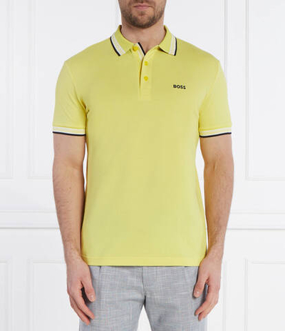 Поло Paddy BOSS GREEN - желтый(50469055)