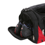 Сумка спортивная Wenger, чёрная/красная, 56х25,5х28,5 см, 56 л